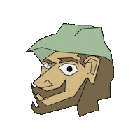studiolawijt mask jamesensor artensor Sticker