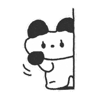 Bear Line Sticker