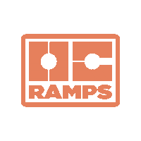 ocramps oc skateboard skater orange county Sticker