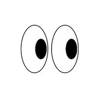 Nervous Eyes Sticker by BuzzFeed
