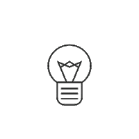 nussbaummedien light idea idee light bulb Sticker