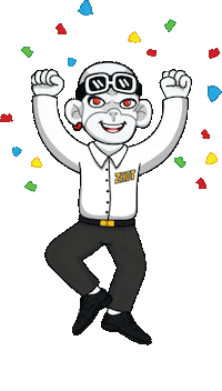 Happy Party Sticker by Zhot Shop