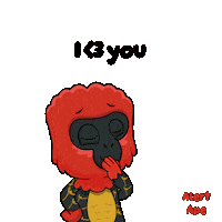 Heart Kiss Sticker by VeeFriends