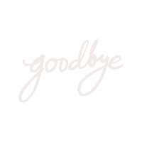 end goodbye Sticker