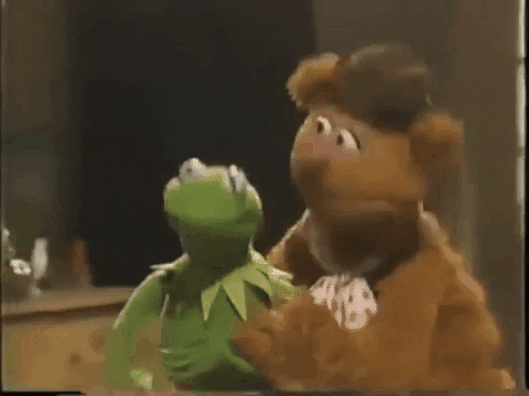 nerdnumbers giphyupload muppets kermit heck GIF