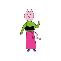 Cat ねこ Sticker by トキツカゼ出版株式会社