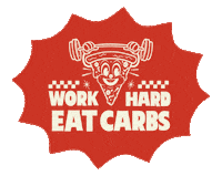 Pizza Carb Load Sticker by TheWODLife