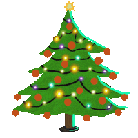 Christmas Tree Sticker