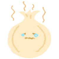 egomi cry veggie vegetable onion Sticker