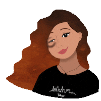 girl nikki Sticker by Linnéa Teljas Puranen
