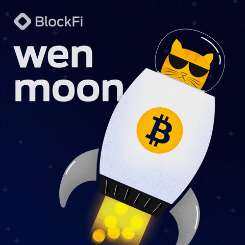 blockfi giphyupload crypto bitcoin to the moon GIF