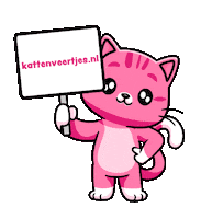 Kat Katten Sticker by Kattenveertjes