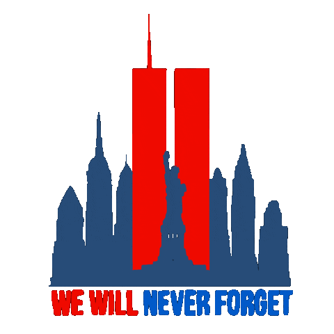 911 Never Forget Sticker