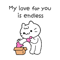 Endless Love Hearts Sticker by Mikitti