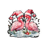 Santa Barbara Christmas Sticker by mamalumaofficial