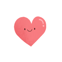 notienatsu heart red red heart notienatsu Sticker