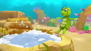 Bathing Peek A Boo GIF by moonbug