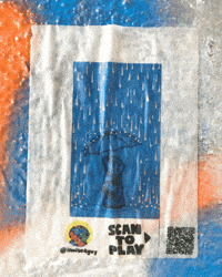 Street Art Rain GIF by Jimmy Arca