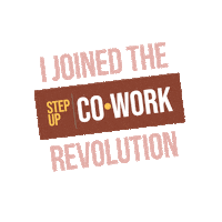 Revolution Co Work Sticker by The Step Up Club