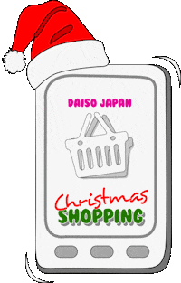 Christmas Shopping Sticker by DaisoJapanPH