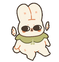 Bunny Sticker by moonie coco
