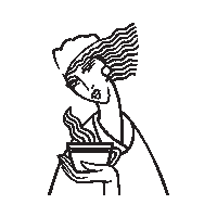 Scarletscoffee coffee cup kafes scarlets Sticker