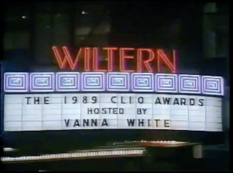 Vanna White Vintage GIF by Clio Awards