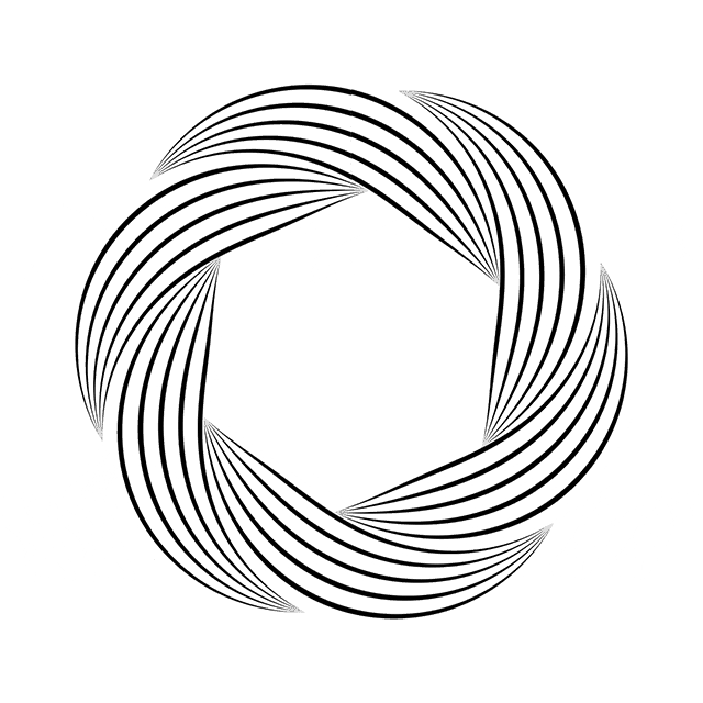 xponentialdesign black and white minimal simple geometry GIF