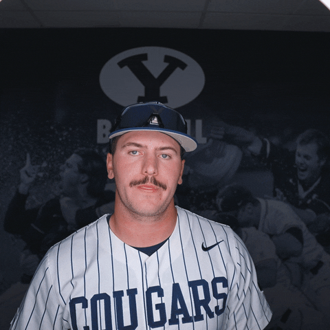 Sport Baseball GIF by BYU Cougars