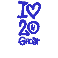 gervasoni ghost party gervasoni gervasoni1882 ghost 20th birthday Sticker
