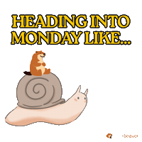 Slow Start Mood Sticker by WorkBeaver