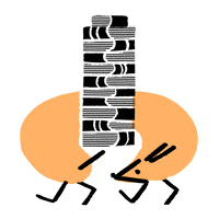 sfpubliclibrary dog books reading library GIF