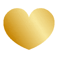 Heart Goldheart Sticker by Manon - De La Rouge