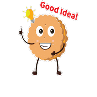 Good Idea Sticker by Julie's Biscuits
