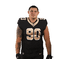 Football Sport Sticker by New Orleans Saints