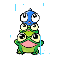 Blue Pikmin Sticker by akari_tatata