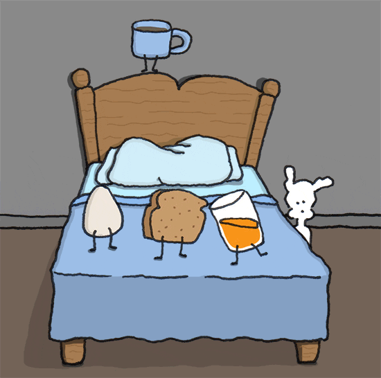 good morning breakfast GIF by Chippy the Dog
