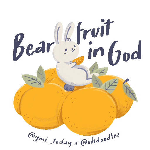 Orange Bunny Sticker by ymi.today for iOS & Android GIPHY