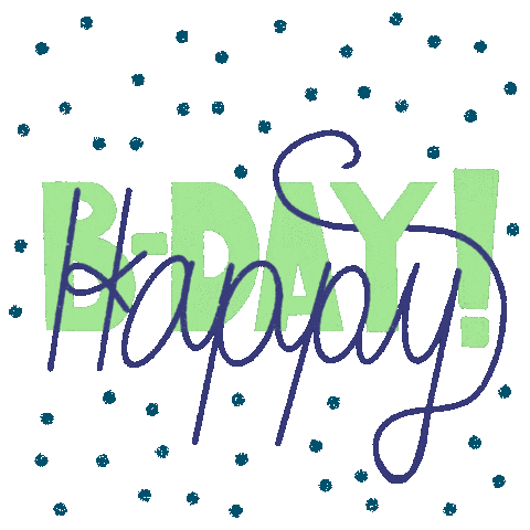 VNSAdesign giphyupload happy birthday happybirthday Sticker