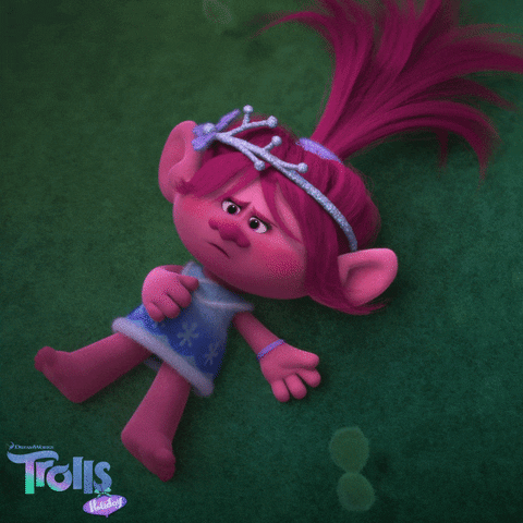 Sad Trolls Holiday GIF by DreamWorks Trolls