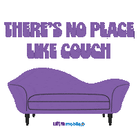 UltraMobile home chill orange relax Sticker