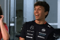 alexalbon laughing f1 motorsport formula 1 GIF