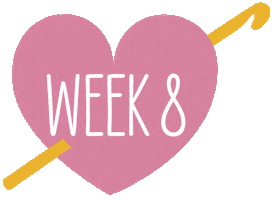 Week Crochet Sticker by Yarnplaza