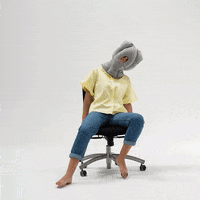 ostrichpillow sleep sleepy office quarantine GIF