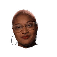 Floating Head Dawnie Jefferson Sticker by Originals
