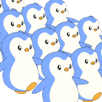 Team Marching GIF by Pudgy Penguins