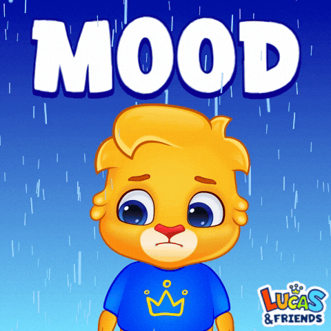 Sad Rainy Day GIF by Lucas and Friends by RV AppStudios