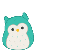 Owl Winston Sticker by Squishmallows