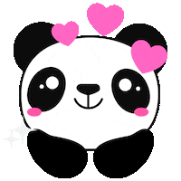 Bear Panda Sticker by Bel Diniz