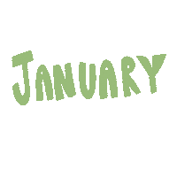 New Year Month Sticker